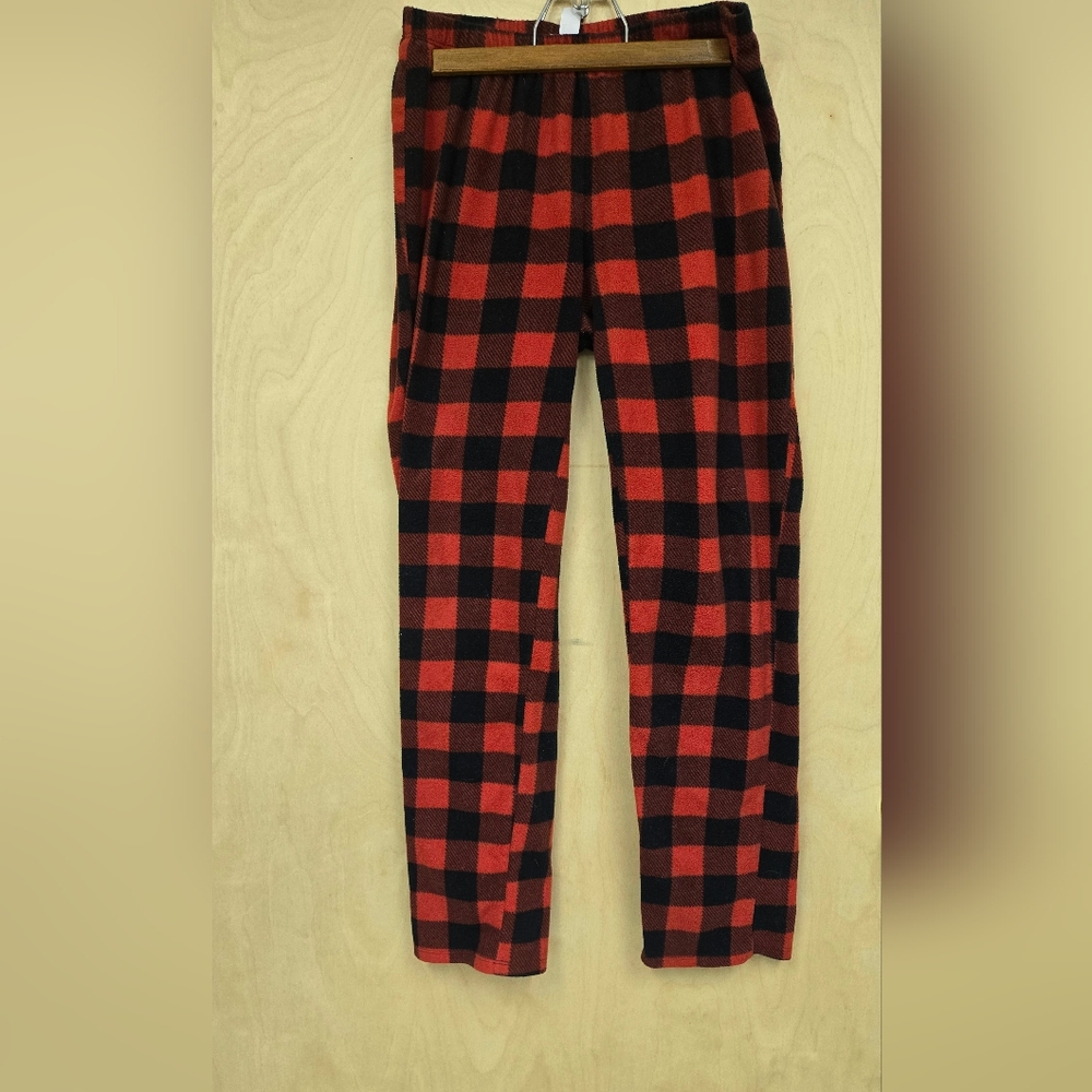 Womens Red and Black Buffalo Plaid Joggers Or Pajama Pants. X small